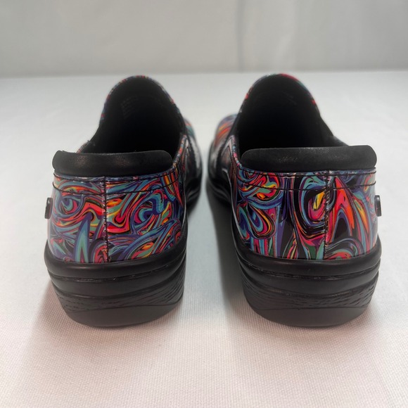 Klogs Footwear Moxy Swirl Print Leather‎ Clogs Shoes Women's Size 6.5 - Picture 4 of 9